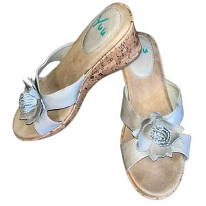 Yůů ‘Renny’ Wedge Sandals Slides